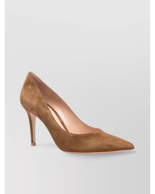 Gianvito Rossi Multicolor Suede Leather Pumps