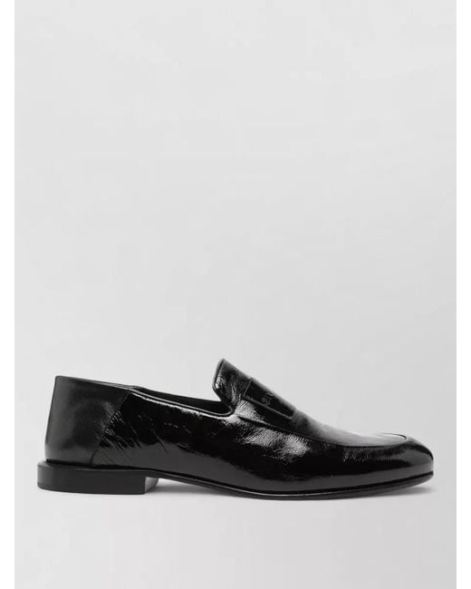 Givenchy Black Label Loafer Almond Silhouette Smooth Finish