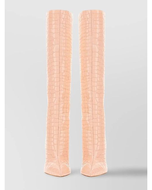 Paris Texas Multicolor Leather Knee-High Boots