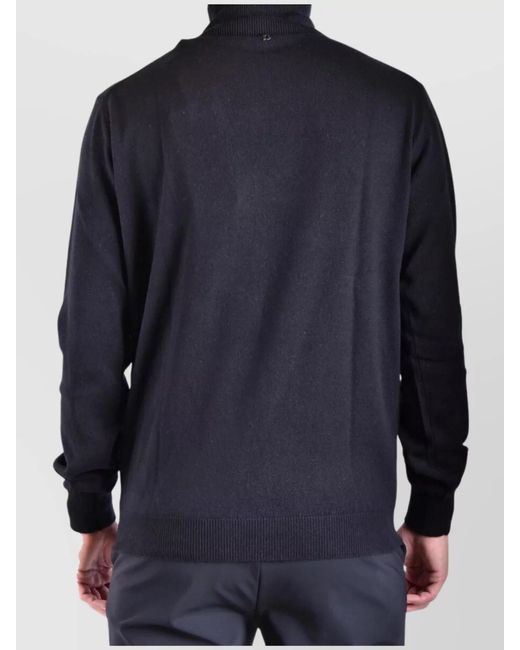 Dondup Black Cashmere Wool Jumper for men