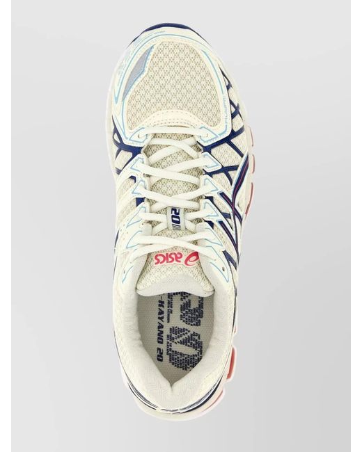 Asics Blue Synthetic Low-Top Sneakers for men