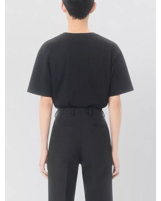 Valentino Garavani Black Cotton Printed Regular-Fit T-Shirt for men