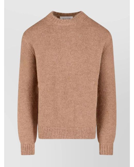 Jil Sander Brown Crewneck Sweater for men