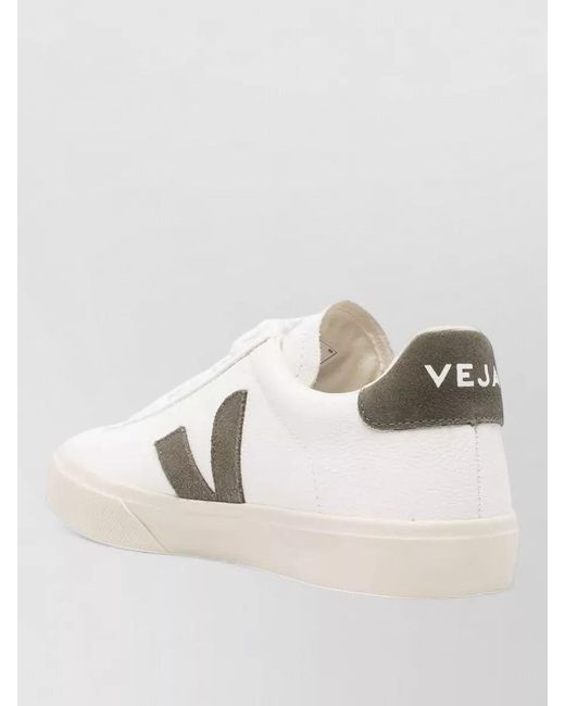 Veja Natural Leather Low-Top Sneakers for men
