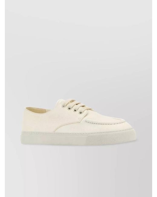 Prada Natural Leather Low-Top Sneakers for men