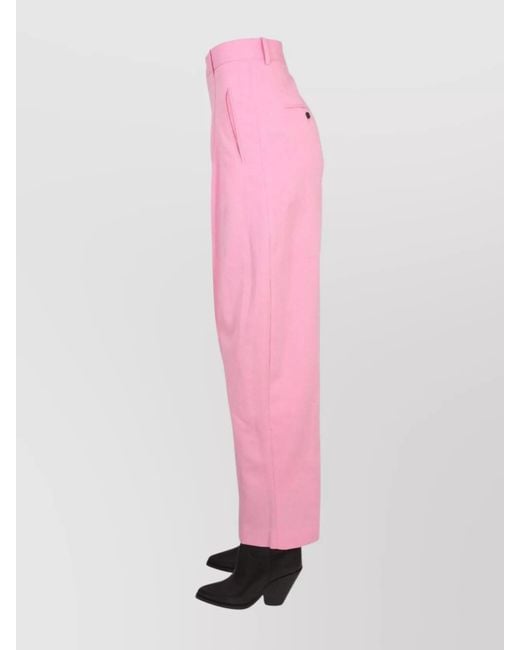 Isabel Marant Pink Tailored Trousers