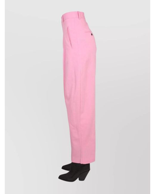 Isabel Marant Pink Tailored Trousers