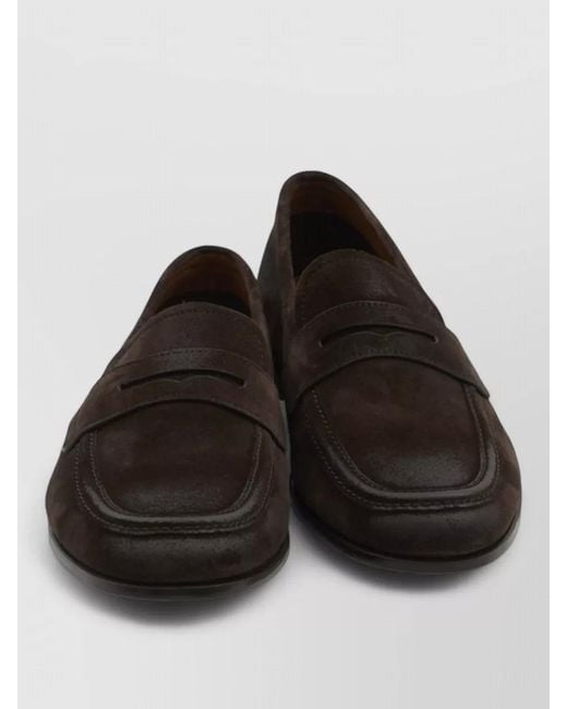 Church's Black Leather Loafers for men