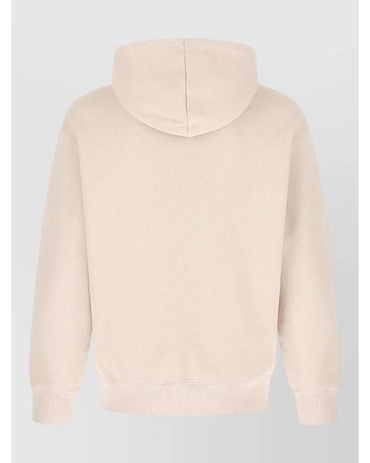 Maison Kitsuné Natural Hoodie Featuring Fox Head And Hood for men