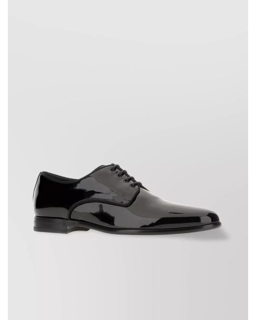 Dolce & Gabbana Multicolor Patent Leather Derby Shoes