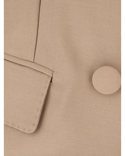 Valentino Garavani Natural Mohair Blend Blazer