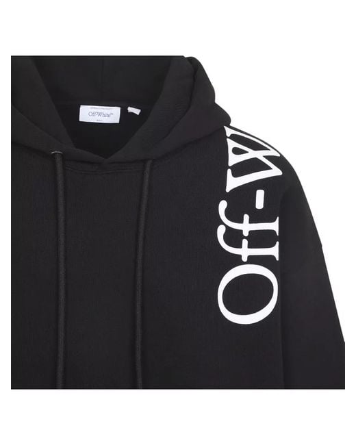 Off-White c/o Virgil Abloh Blue Vertical Bookish Skate Hoodie Cotton Jersey for men