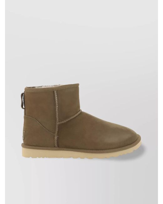Ugg Natural Mini Calfskin Ankle Boots With Embossed Stitching for men