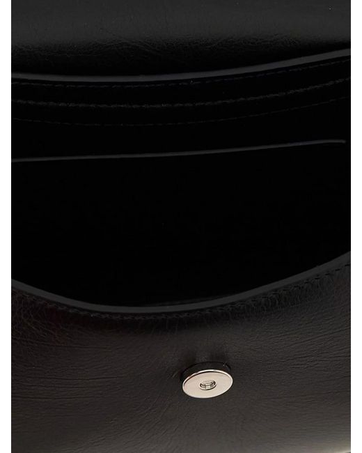 Jil Sander White Leather Crossbody Bag