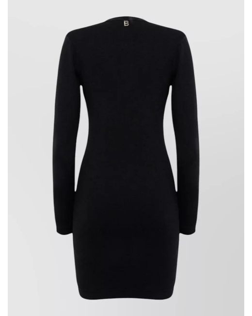 Blugirl Blumarine Black Knitted Dress