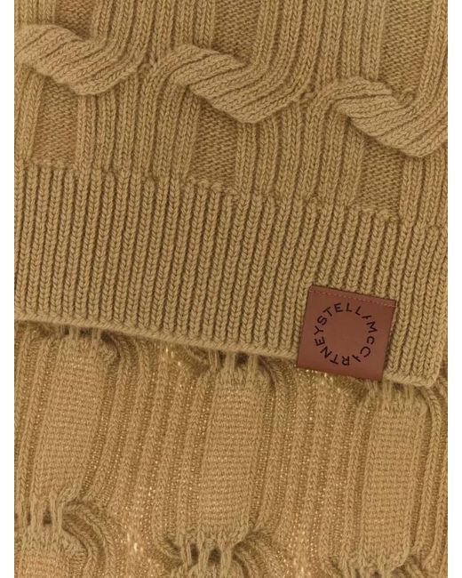 Stella McCartney Natural Wool Scarf