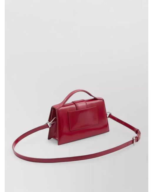 Jacquemus Red Le Grand Bambino Leather Crossbody Bag