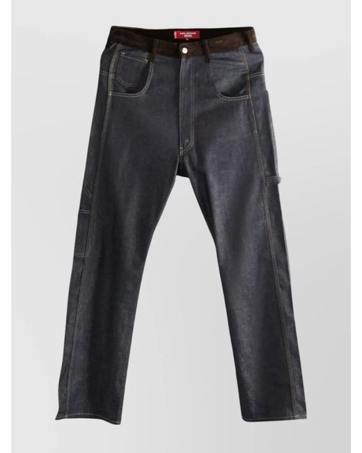 Junya Watanabe Gray Wide-Leg Trousers for men