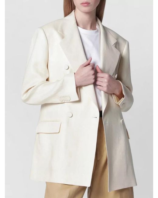 Tagliatore Natural Tailored Jacket Notch Lapels Flap Pockets