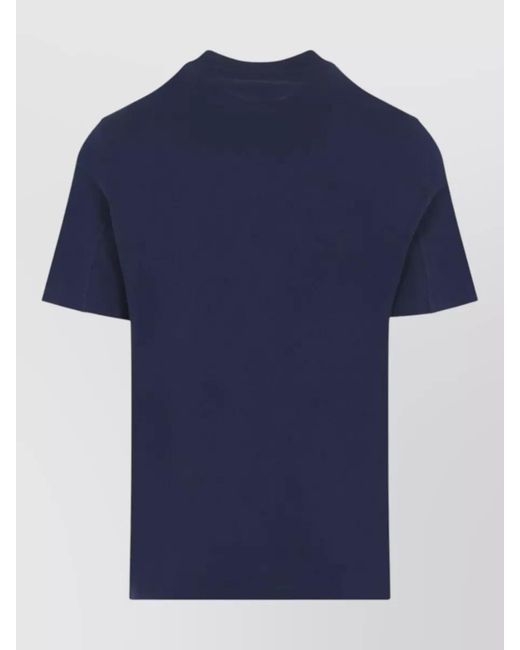 Brunello Cucinelli Blue Cadetto Cotton T Shirt Regular Fit for men