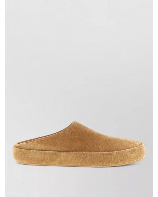 Marsèll Natural Cassapelle Suede Closed Toe Mule Slippers for men
