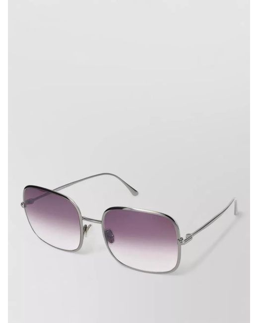 Tom Ford Multicolor Sunglasses Ft0865 Square Metal Gradient Lenses