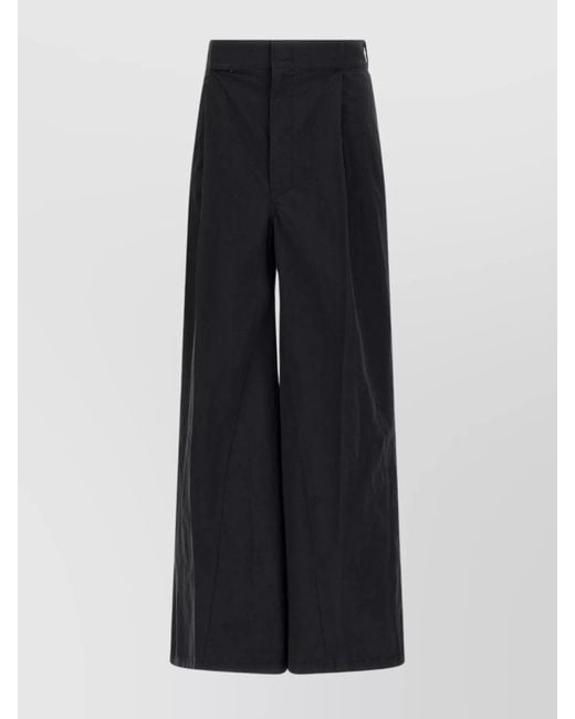 Maison Margiela Black Wide-Leg Trousers