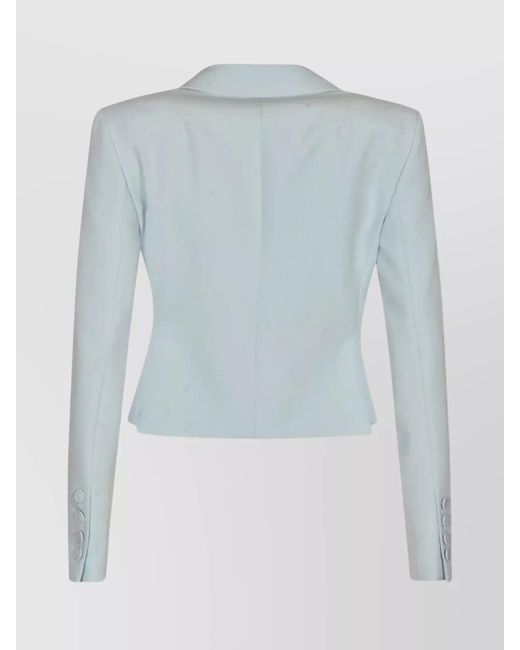 Ermanno Scervino Blue Single-Breasted Blazer