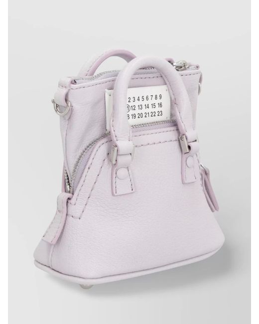 Maison Margiela Gray 5Ac Classique Baby Leather Crossbody Bag