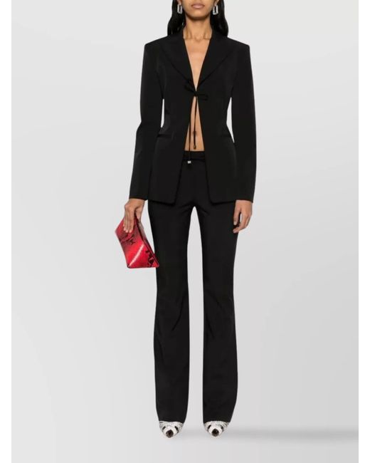 Blumarine Black Single-Breasted Blazer