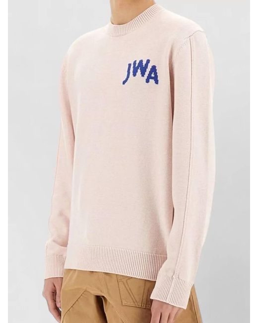 J.W. Anderson Pink Cashmere Cotton Jumper for men