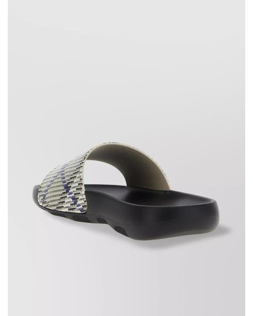 Burberry Multicolor Check Sandals for men