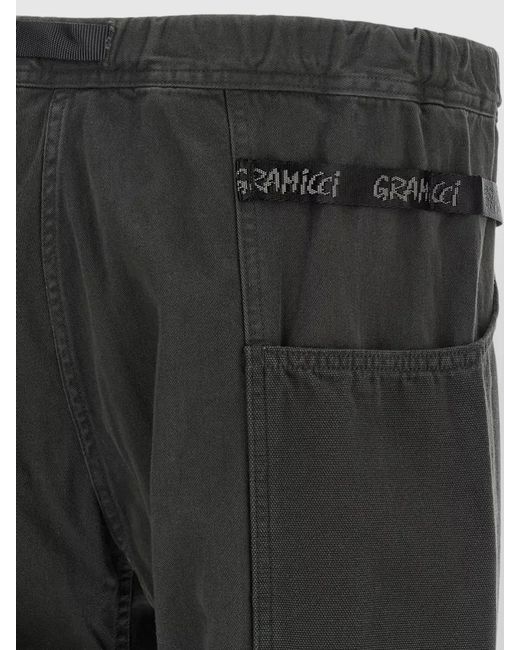Gramicci Gray Gadget Pants Adjustable Waistband Belt Loops for men