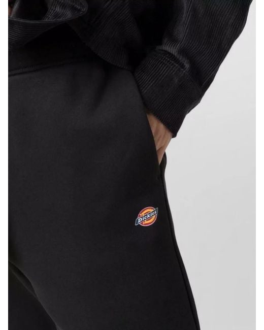 Dickies Black Mapleton Sweatpant Elasticated Cuff Lounge Trousers for men