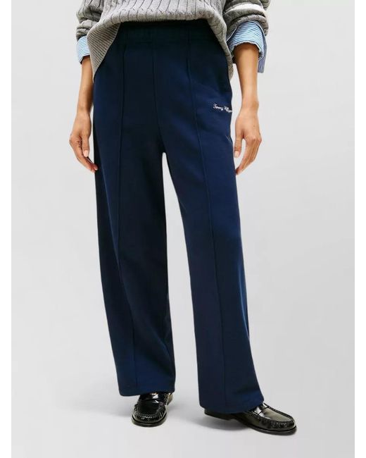 Tommy Hilfiger Blue Wide-Leg Trousers