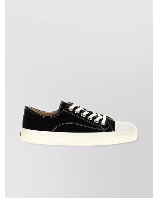 Moschino Multicolor Canvas Low-Top Sneakers