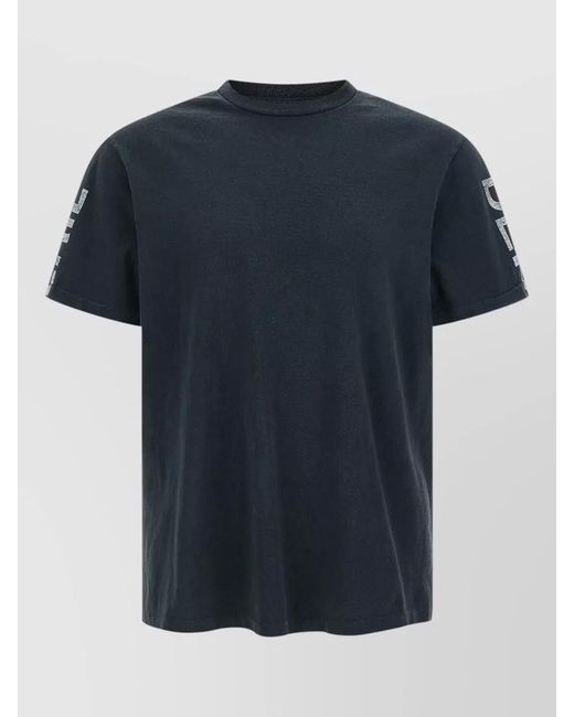 GALLERY DEPT. Blue French Collector Cotton Printed T-Shirt for men