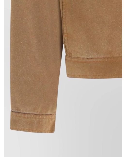 MM6 by Maison Margiela Natural Cotton Trucker Jacket for men