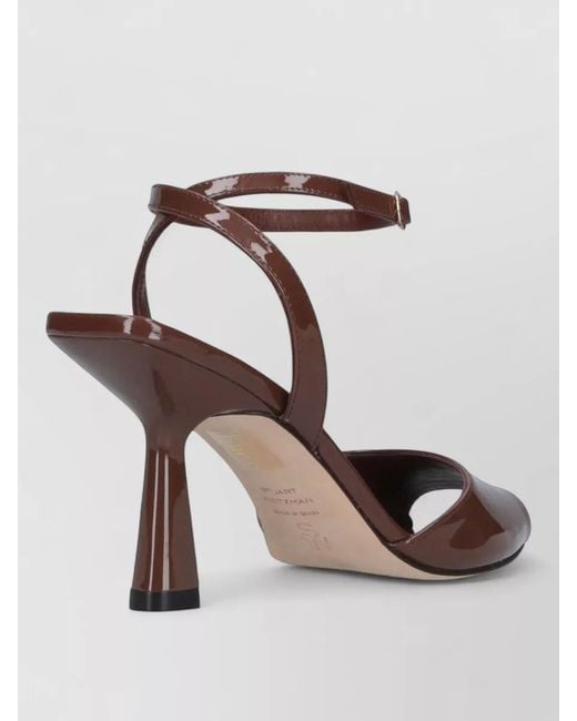 Stuart Weitzman Multicolor Heel Sandals Ankle Strap Open Back