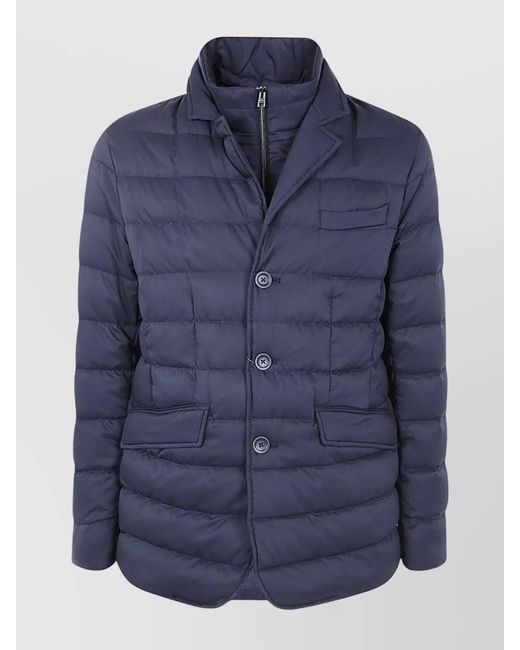Herno Blue Padded Jacket for men