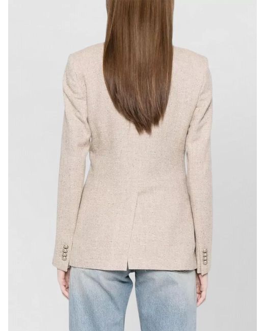 Tagliatore Natural Jacket Structured Shoulders Notched Lapels