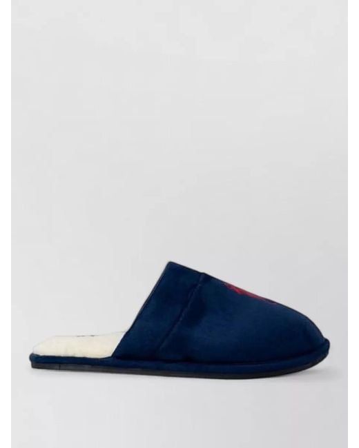 Ralph Lauren Blue Polyester Slippers for men