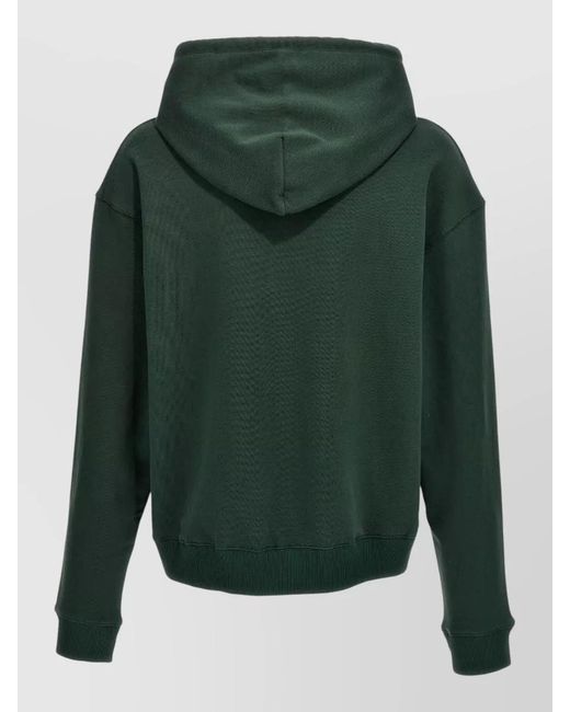Ih Nom Uh Nit Green College Style Hoodie Kangaroo Pocket for men