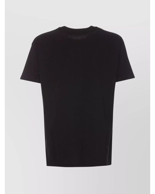 Vivienne Westwood Black Cotton Logo-Embroidered T-Shirt for men