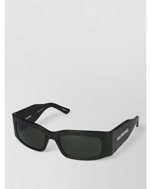 Balenciaga Black Sunglasses Model Bb0328S 006 Rectangular Design