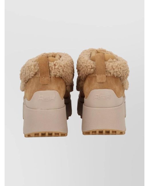 Ash Natural Leather Ankle Boots