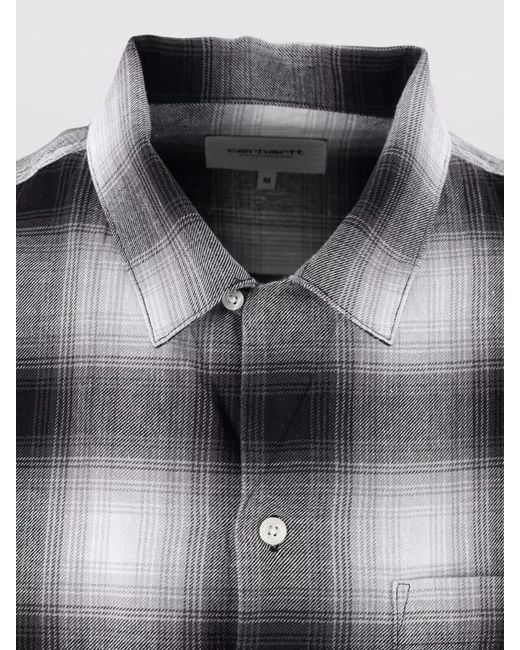 Carhartt Gray Cotton Casual Shirt for men