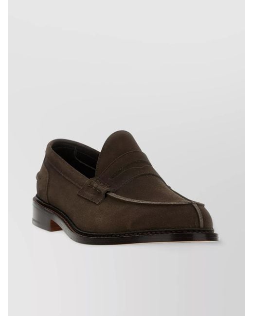 Tricker's Brown Leather Loafers for men