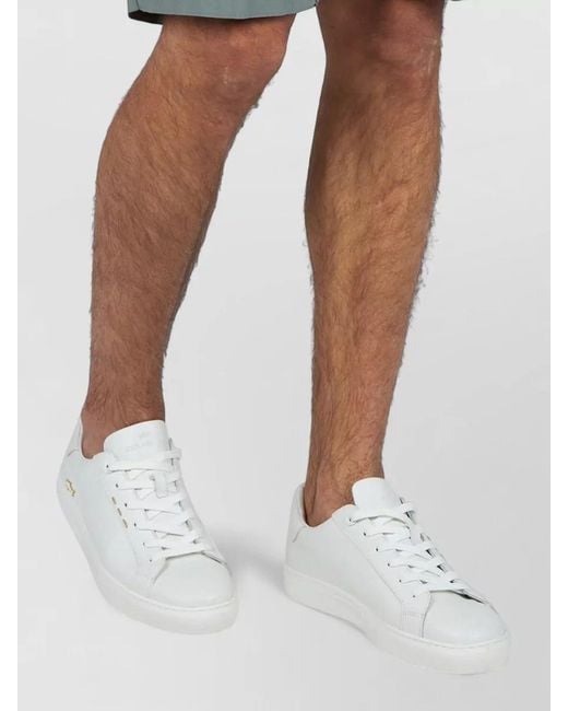 Paul & Shark White Bermuda Shorts Drawstring Waist Multi Pockets for men