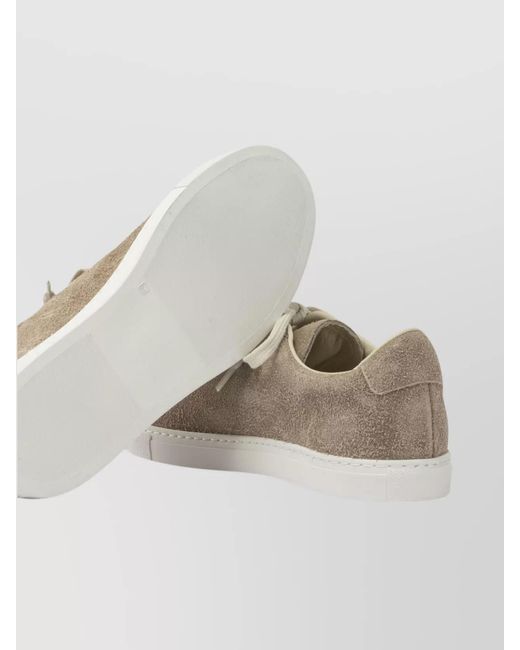 Common Projects Metallic Suede Leather Low-Top Sneakers